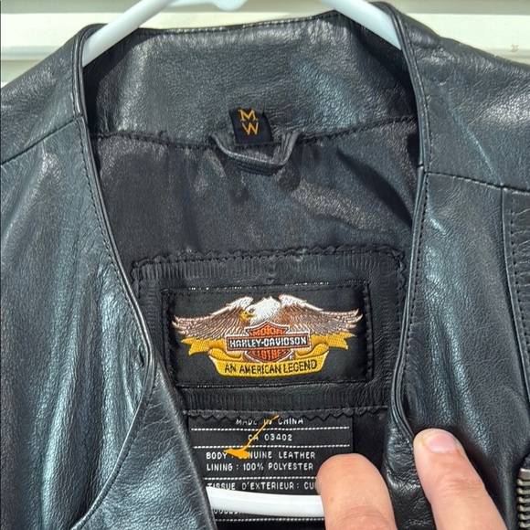 Women’s leather Harley vest - Picture 2 of 7
